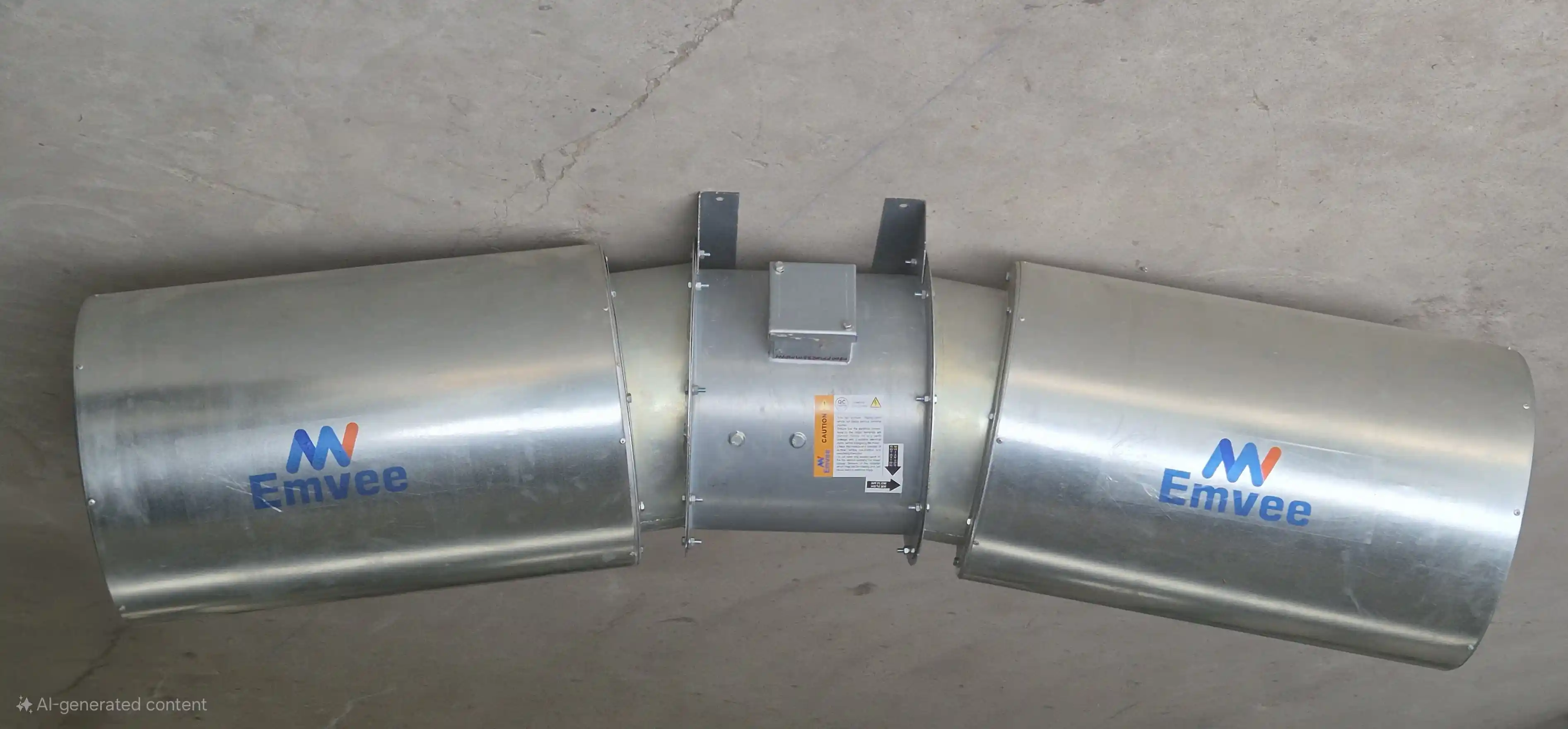 Airflow diagram of a curved jet